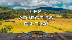 Les Adjectifs en Thaï