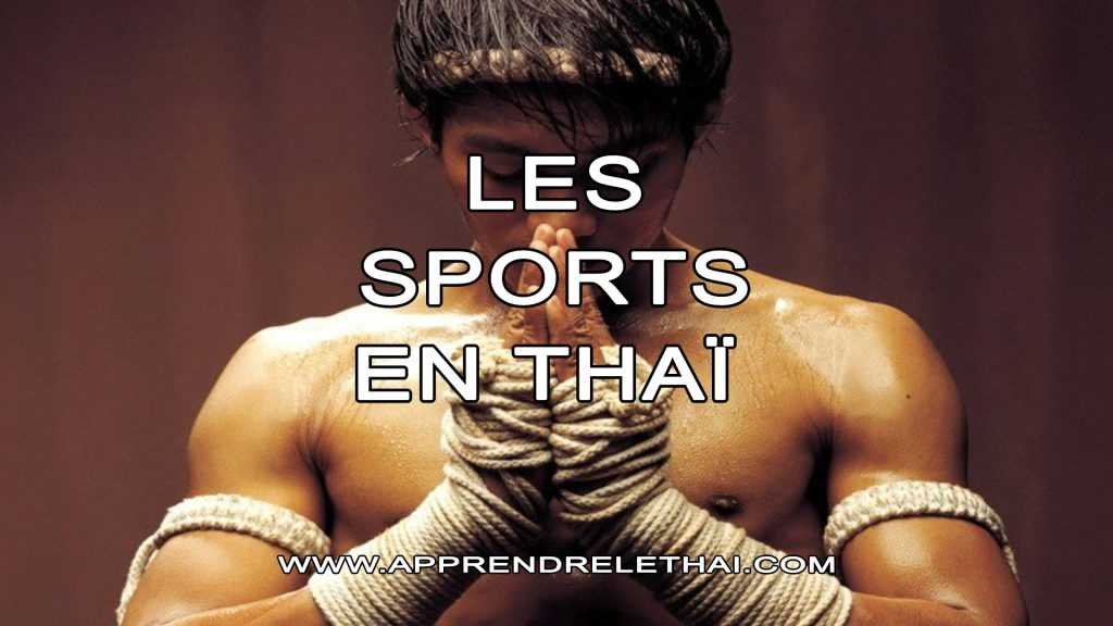 Les Sports en Thaïlande